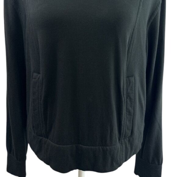 Helmut Lang Black Turtleneck Top Women’s Stretch Minimalist Designer M - Picture 8 of 13